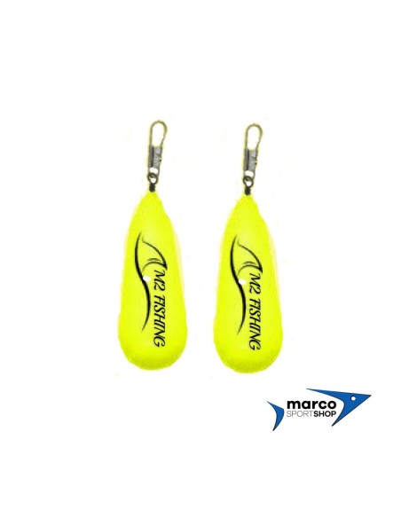 Piombo Pera con Girella Giallo Fosforescente