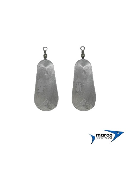 Piombo Trifacciale da Pesca a Fondo Con Girella