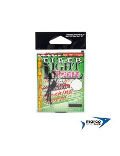 Decoy Assist Hook Fiber Light Sigle DJ-97