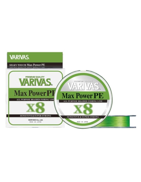 Varivas Max Power PE 1,2 Lime Green 24,1 Lb 150 Mt