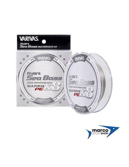 Varivas Avani Sea Bass Max Power X8 Grey