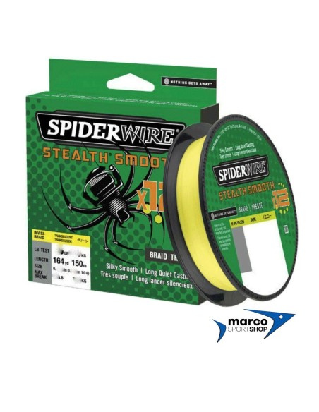 Fishing Braid Spiderwire Stealth Smooth 12 Capi Yellow