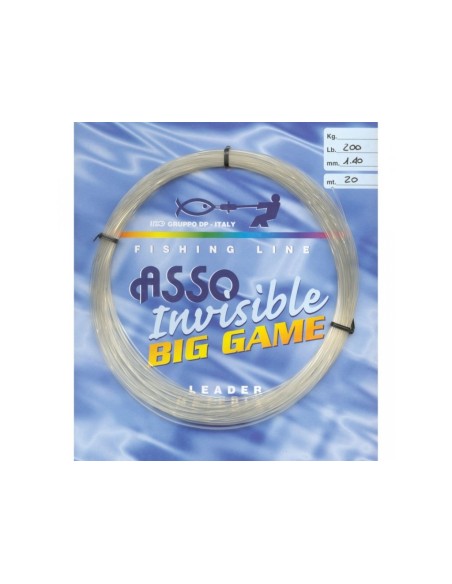 Fluorocarbon Monofilament Asso Invisible 20 Mt