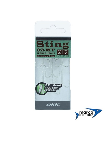 Ancorette da Pesca per Artificiali BKK Sting 32-MT