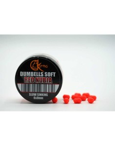 Karma Dumbell Soft Red Nubia 6x8 mm