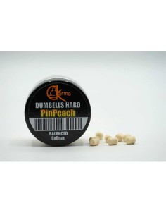 Karma Dumbells Balanced Hard Pin Peach 6x8 mm