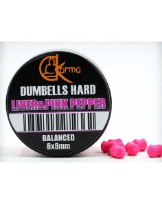 Karma Dumbells Balanced Hard Liver Pink Pepper 6x8 mm