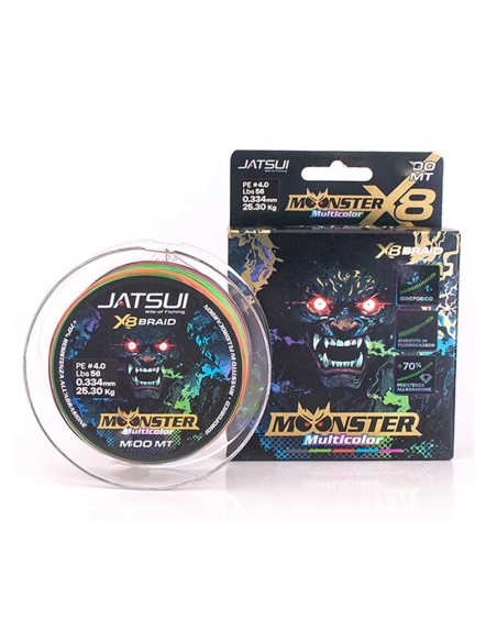 Jatsui Moonster Braid 8X Multicolor 300 Mt