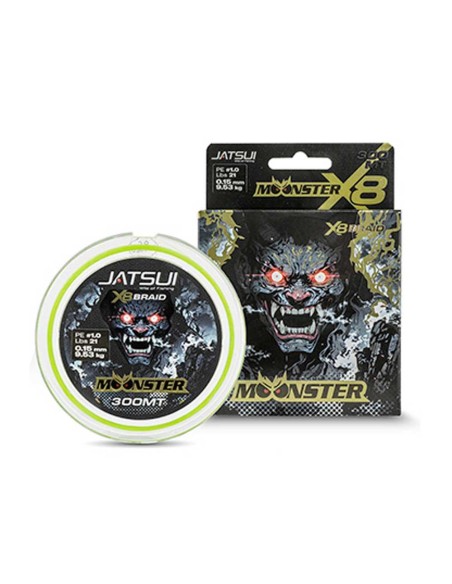 Jatsui Moonster Braid 8X Green 150 Mt