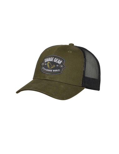Badge Trucker Cap Green