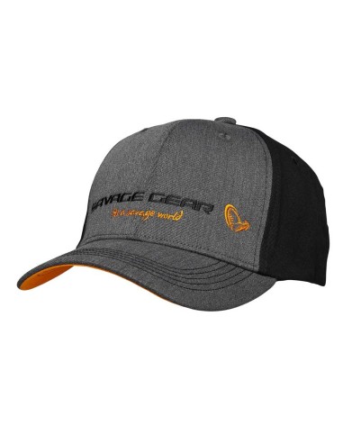 Savage Gear Strike Cap Grey Melange Black