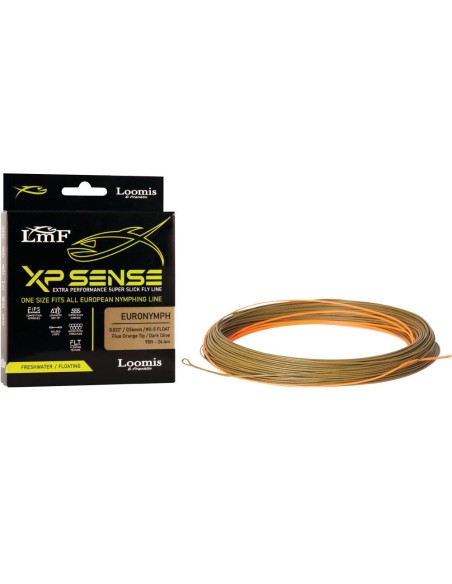 Loomis and Franklin XP Sense Euro Nymph fly line ultra thin high visibility low stretch FIPS Mouche