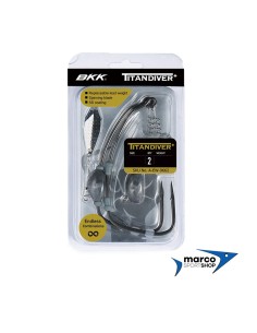 Ami con Vite per Esche Siliconiche in Gomma BKK Titan Diver+