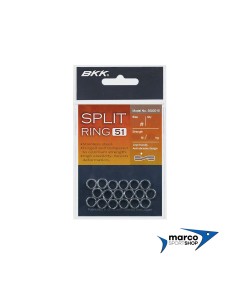 Anellini in Acciaio da Pesca BKK Split Ring 51