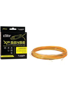 LMF XP Sense Euro Nymph 0-5 Fluo Orange Tip / Dark Camo