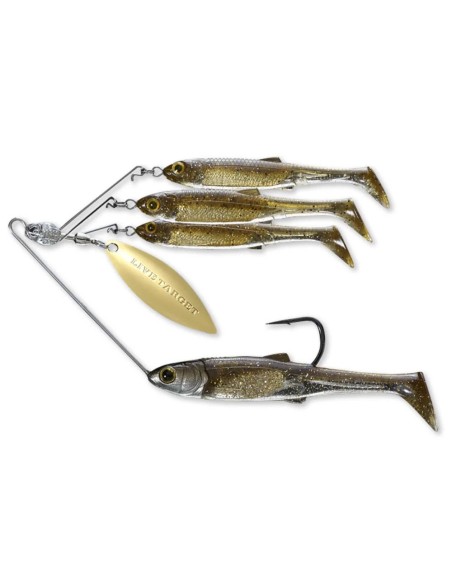 Live Target BaitBall Spinner Rig Taglia S 3/8 Oz Dark Amber Gold