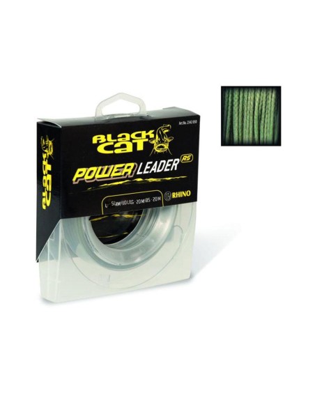 Black Cat Power Leader 1 mm 80 Kg 20 Mt