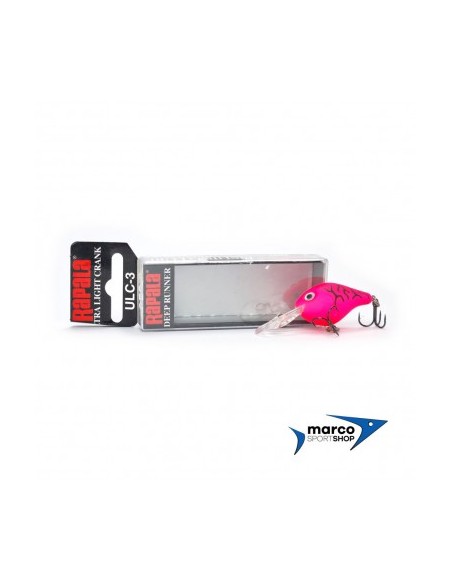 Rapala Ultra Light Crank Deep Runner 4 Gr 3 cm Pink Tiger