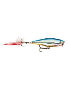 Rapala Skitter Pop Top Water 7 cm 7 Gr Silver Blue