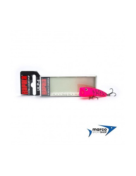 Rapala Ultra Light Pop Surface Popper 4 cm 3 gr Pink Tiger