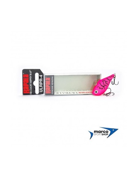 Rapala Ultra Light Rippin'Rap Finesse Sinking 4 cm 5 Gr Pink Tiger