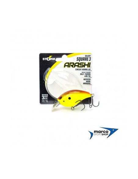 Storm Arashi Silent Square 14 gr 5.5 cm Hot Chartreuse Shad