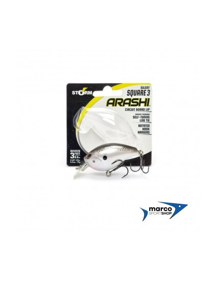 Storm Arashi Silent Square 14 gr 5.5 cm Black Silver Shad