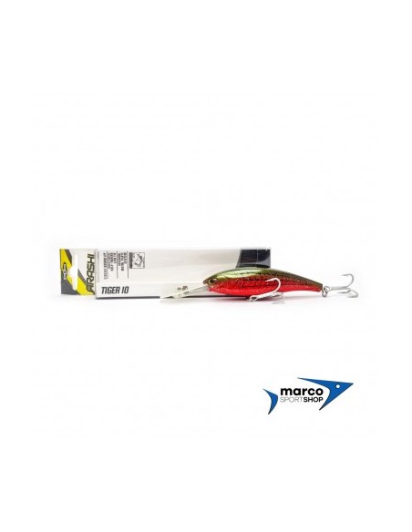 Storm Arashi Tiger 10 cm 23 gr Speckled Red Craw