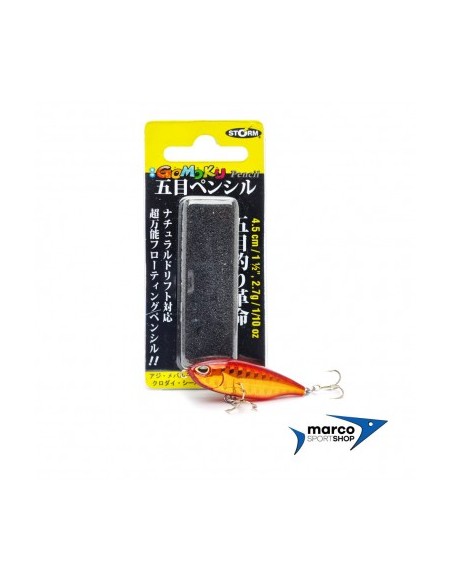 Storm Gomoku Pencil 4,5 cm 2,7 Gr Hologram Gold Red