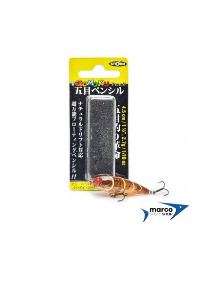 Storm Gomoku Pencil 4,5 cm 2,7 Gr Trasparent Brown Prawn