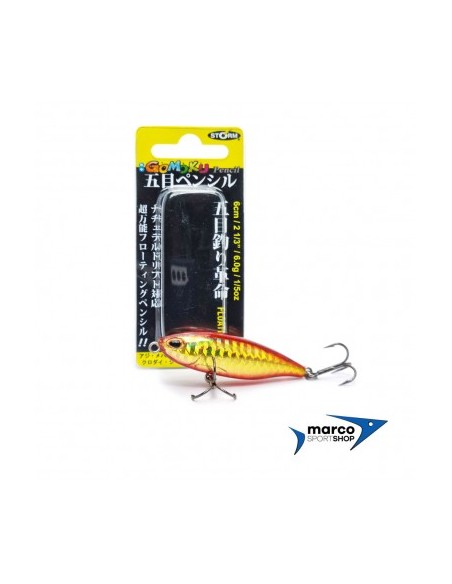 Storm Gomoku Pencil 6 cm 6 Gr Hologram Gold Red