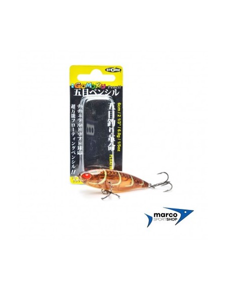Storm Gomoku Pencil 6 cm 6 Gr Trasparent Brown
