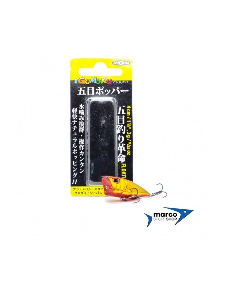 Storm Gomoku Popper 3 Gr 4 Cm Hologram Gold Red