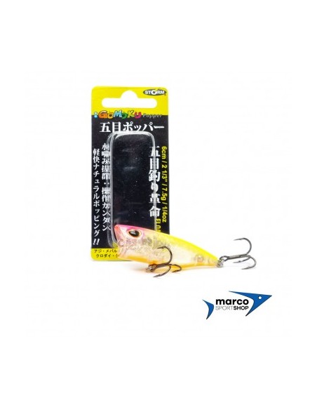 Storm Gomoku Popper 7,5 Gr 6 Cm Clear Pink Head Chartreuse