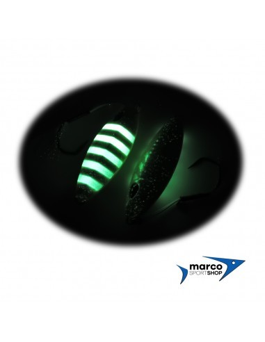 Storm Gomoku Slow Rocker 90 Gr 7,7 Cm UV Chartreuse Glow Zebra