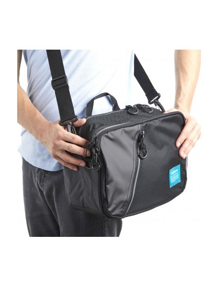 Shoulder Bag Black M 12 x 34 x 23 cm