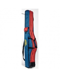 Carson Fodero 2 Scomparti 160 cm Blu / Rosso