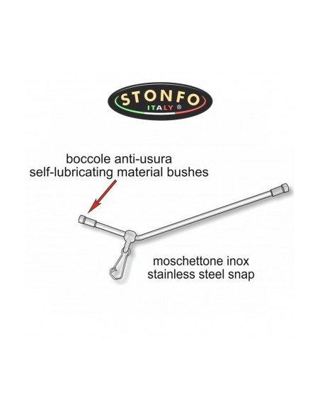 Stonfo Anti Tangle Rigido Curvo 10 cm