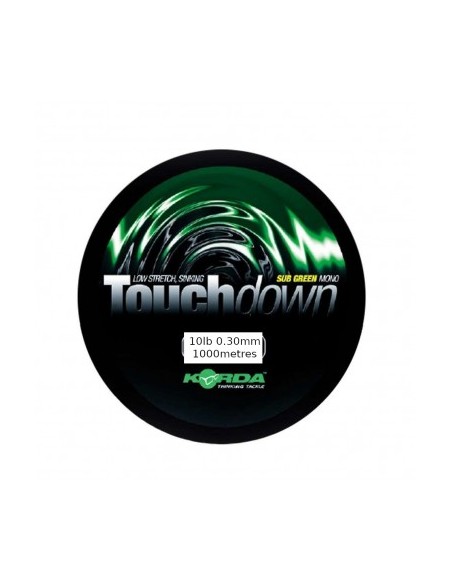 Korda Touchdown Low Stretch Sinking Ø 0,30 mm 10 Lb 1000 Mt Verde