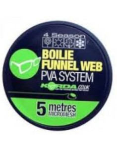 KORDA Boilie funnel web ricarica in rete PVA system hexmesh 5mt refill