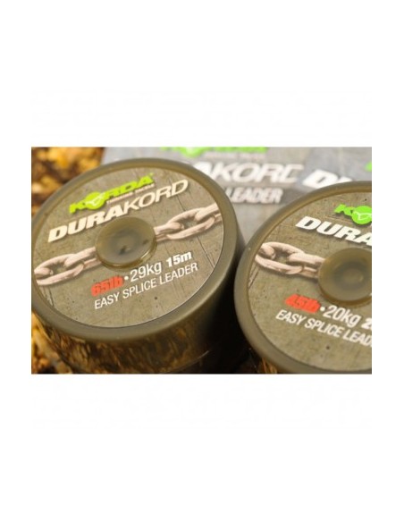 Korda Durakord Super Tough Leader 45 Lb 20 Mt