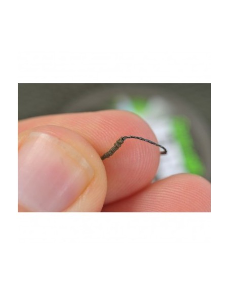 Korda N-Trap Semi-Stiff Treccia Rivestita 30 Lb Weedy Green