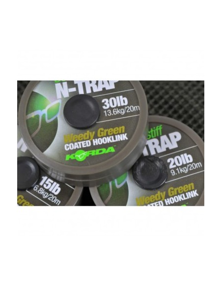 Korda N-Trap Semi-Stiff Treccia Rivestita 30 Lb Silt