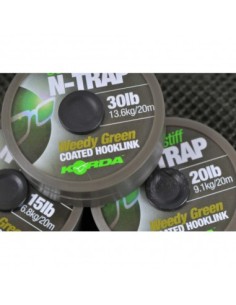 Korda N-Trap Semi-Stiff Treccia Rivestita 20 Lb Silt