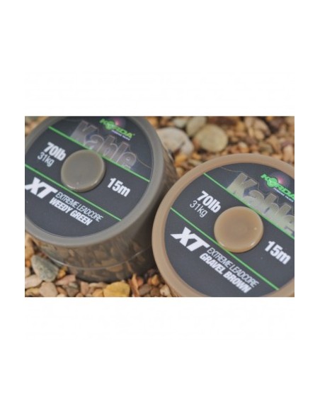 Korda Kable XT 70 Lb Weedy Green