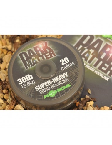 Korda Dark Matter Super Heavy Braid Hooklink 20 Lb 20 Mt