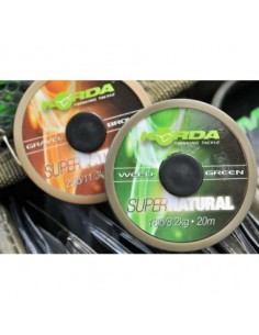 Korda Super natural sinking braid hookling 18 Lb Marrone
