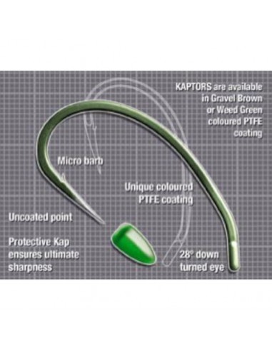 Korda Kaptur Kurv Shank Misura 8 Gravel 