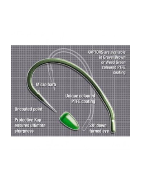 Korda Kaptur Kurv Shank Misura 8 Gravel 