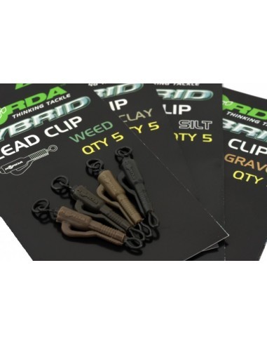 Korda Hybrid Lead Clip Colore Erba